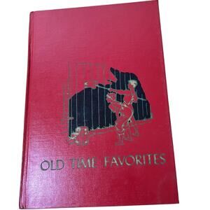 VTG Childrens Hour Vol 3 "Old Time Favorites" Book Spencer Press Hardcover Red